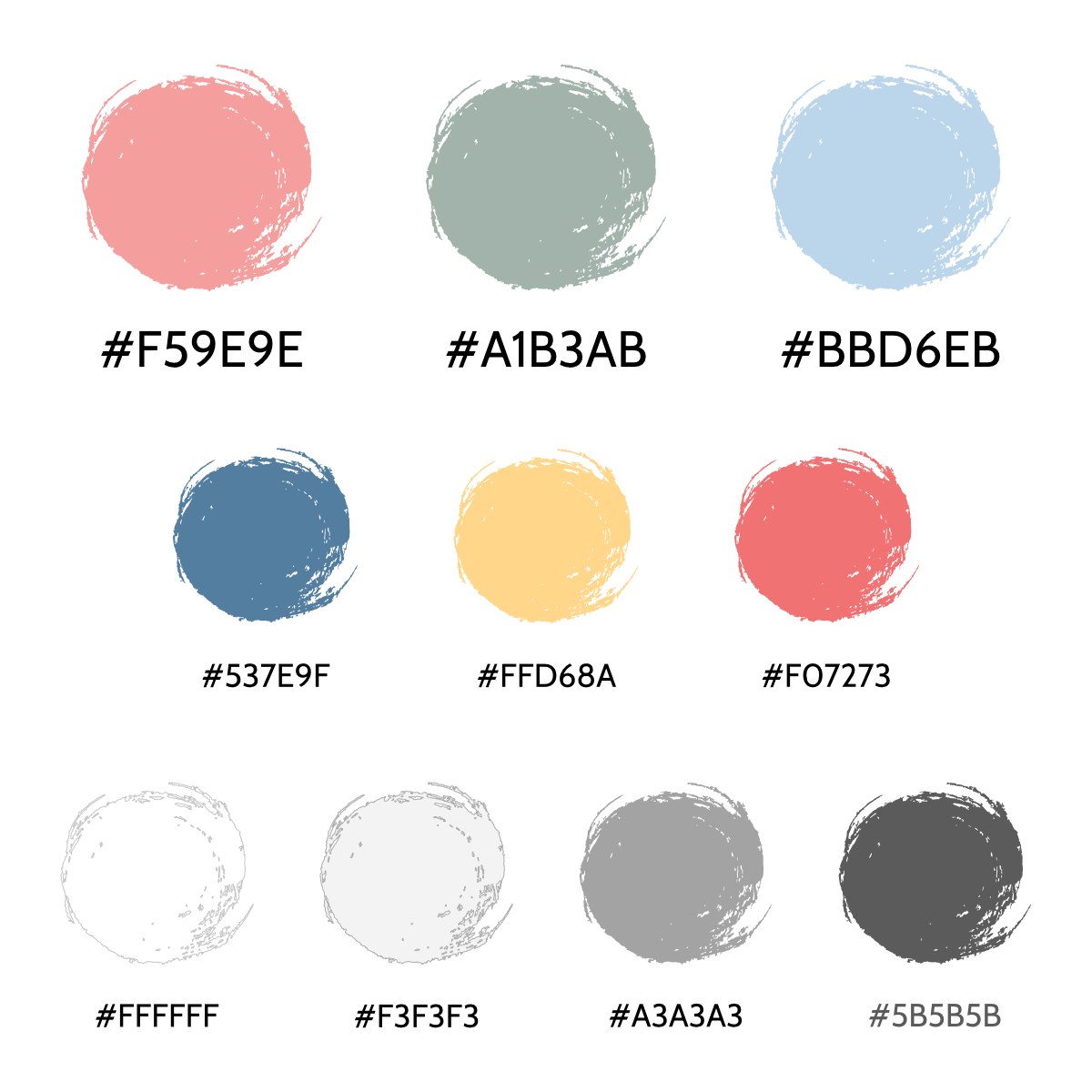 Personalized Brides Color Palette